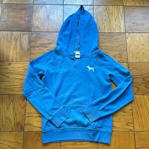 PINK Victoria’s Secret blue sweatshirt medium